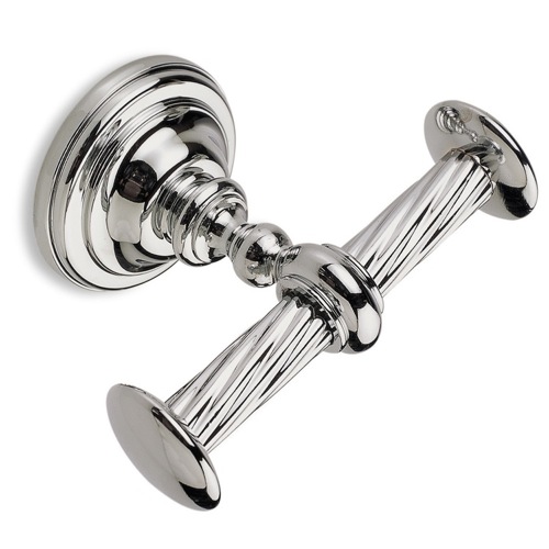 Bathroom Hook, StilHaus G13, Classic-Style Brass Double Hook G13